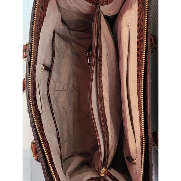 Brahmin Finley Carryall Pecan Melbourne - Picture 10 of 13